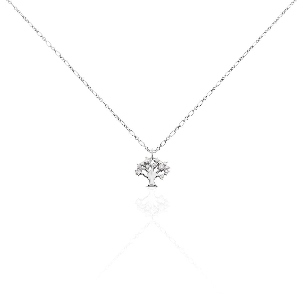 Collier Kozue Argent Oxyde De Zirconium - Colliers avec pierres Femme | Marc Orian