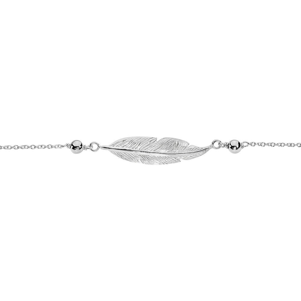 Bracelet Aliza Argent Blanc - Bracelets chaînes Femme | Marc Orian