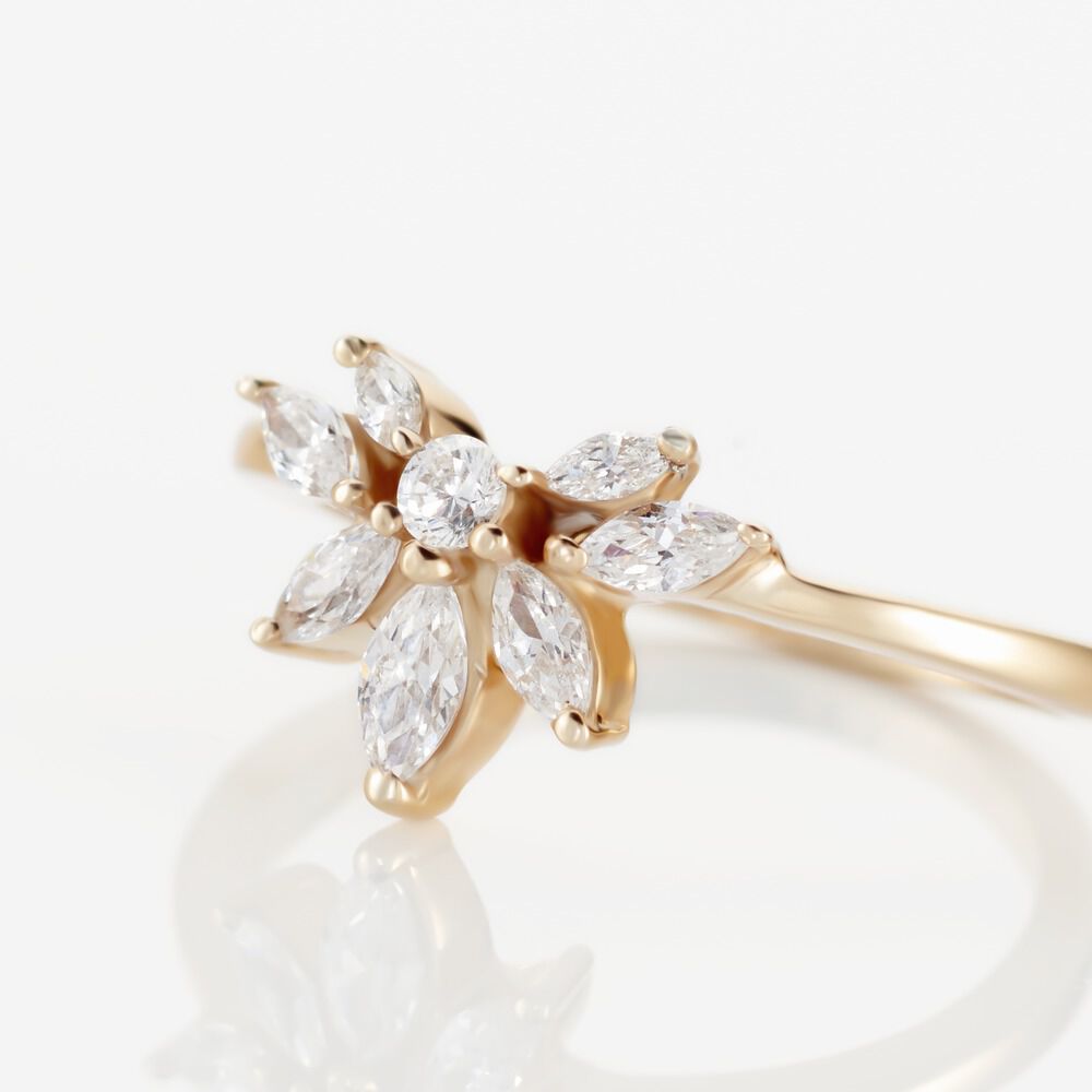 Bague Davena Argent Rose Oxyde De Zirconium - Bijoux fantaisie Femme | Marc Orian