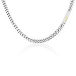 Collier Jourdan Olympe Acier Blanc - Colliers Homme | Marc Orian