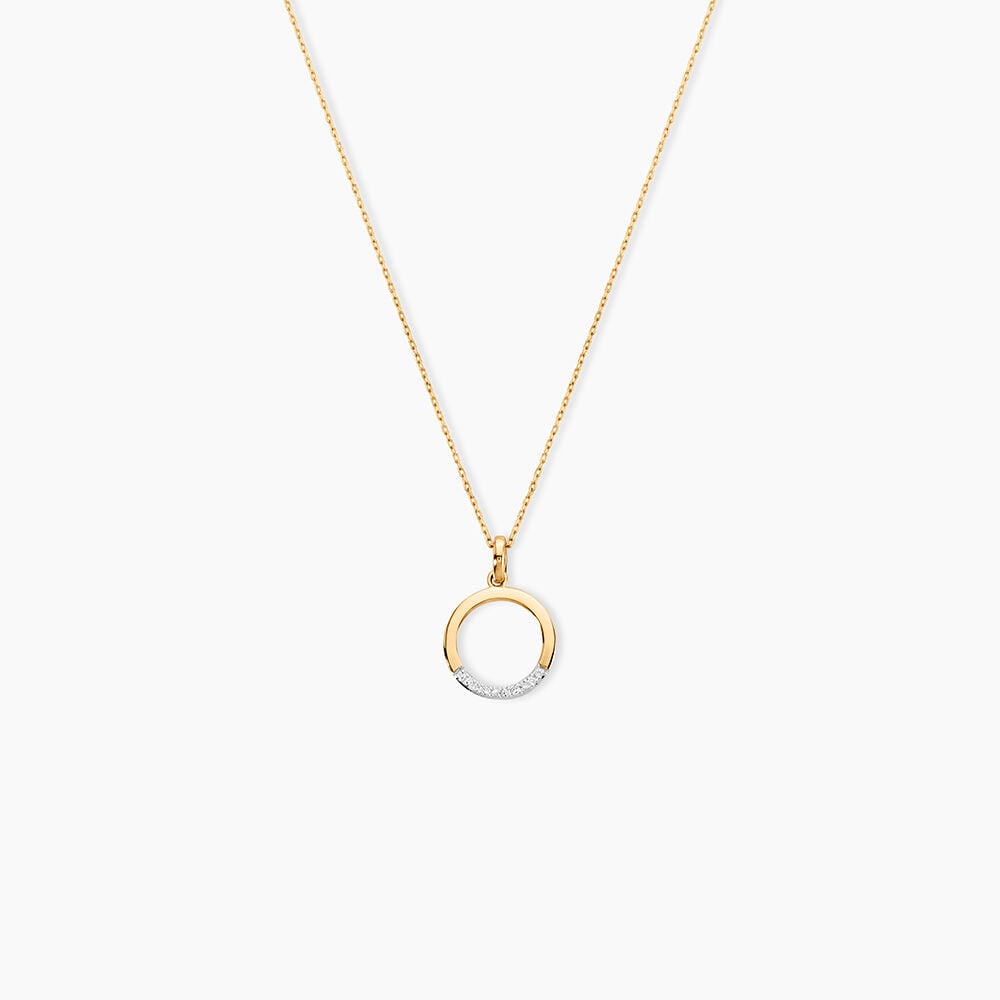 Collier Or Jaune Vahina Diamants - Colliers avec pierres Femme | Marc Orian