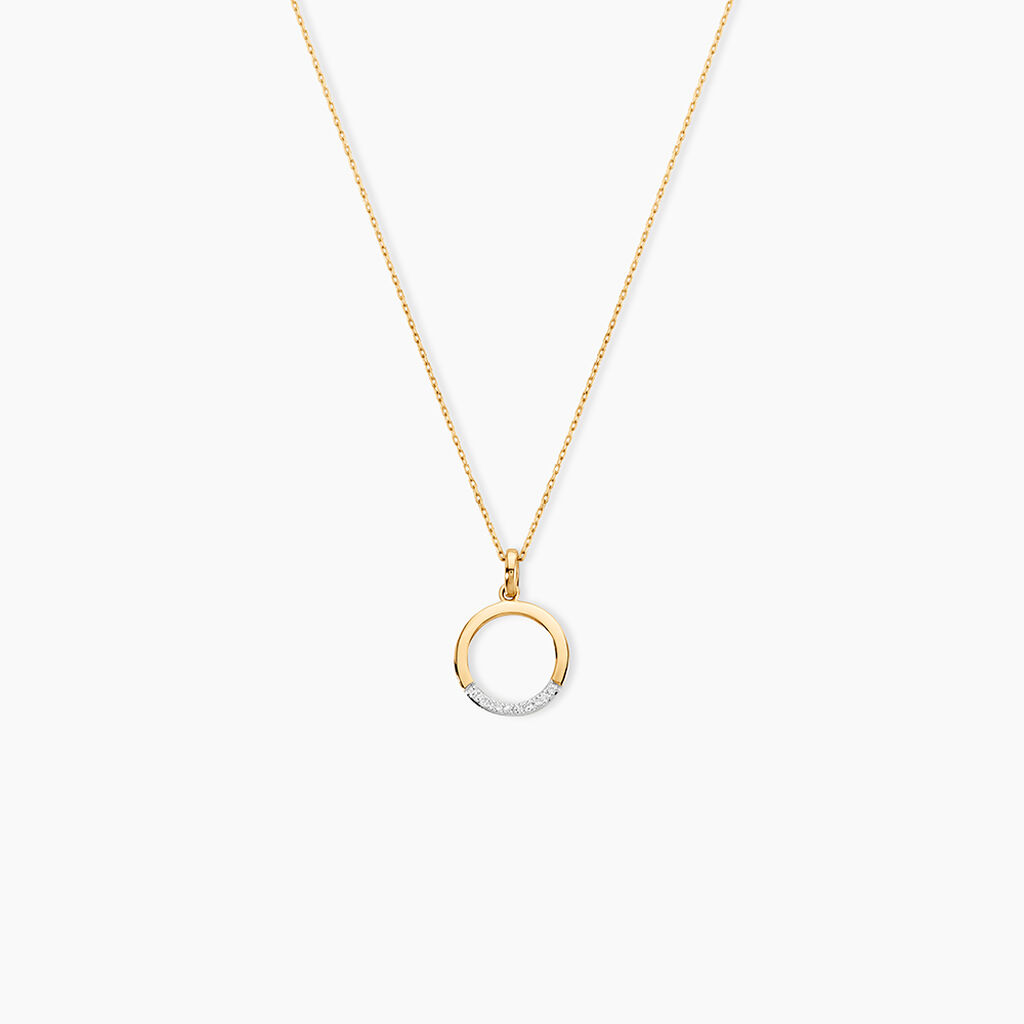 Collier Or Jaune Vahina Diamants - Colliers avec pierres Femme | Marc Orian