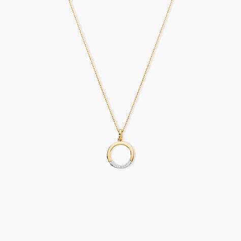 Collier Or Jaune Vahina Diamants - Colliers avec pierres Femme | Marc Orian