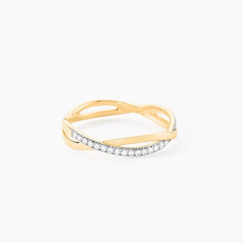 Bague Eister Or Jaune Oxyde De Zirconium - Bagues avec pierre Femme | Marc Orian