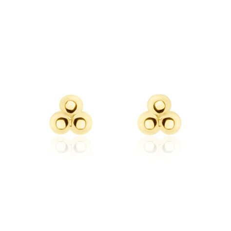 Boucles D'oreilles Puces Glen Or Jaune - Puces Femme | Marc Orian