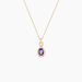 Collier Passion Or Jaune Amethyste Et Oxyde De Zirconium - Colliers avec pierres Femme | Marc Orian