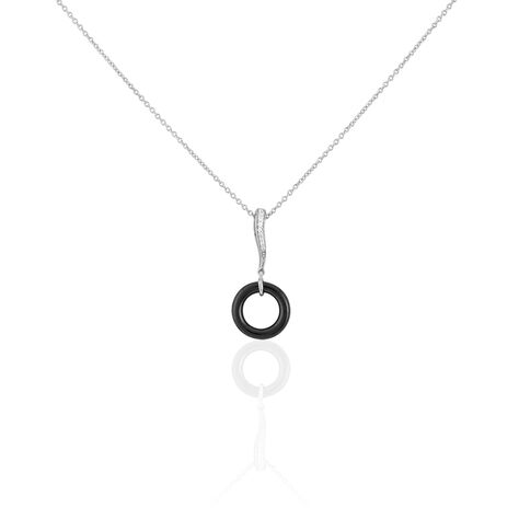 Collier Delphinia Argent Blanc Oxyde De Zirconium - Colliers avec pierres Femme | Marc Orian