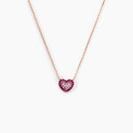 Collier Reflets Romantiques Argent Rose Oxyde De Zirconium - Colliers avec pierres Femme | Marc Orian