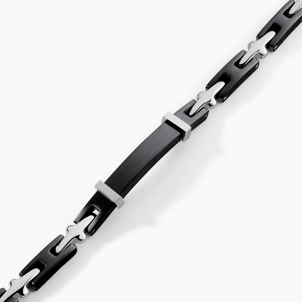 Bracelet Jourdan Halldor Acier Argent&eacute; - Bracelets cha&icirc;nes Homme | Marc Orian