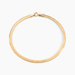 Bracelet Ivria Maille Heringbone Or Jaune - Bracelets mailles Femme | Marc Orian