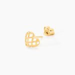 Boucles D'oreilles Puces Or Jaune Cicolluis - Puces Femme | Marc Orian