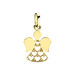 Pendentif Hallie Ange Dentelle Or Jaune - Pendentifs Enfant | Marc Orian