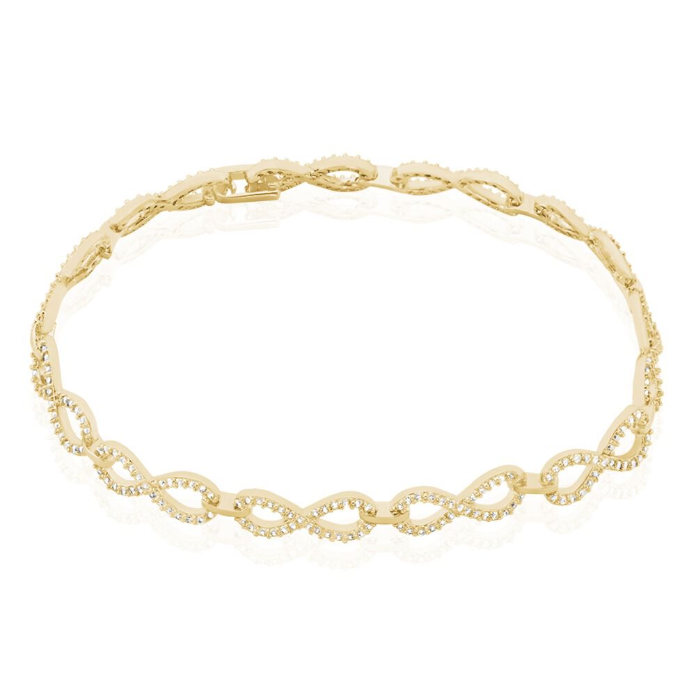 Bracelet Merane Plaqu&eacute; Or Oxydes De Zirconium - Bracelets cha&icirc;nes Femme | Marc Orian