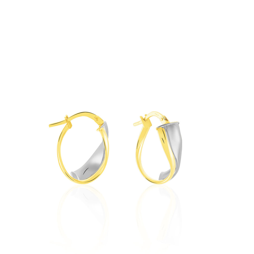 Créoles Ayliz Or Bicolore - Créoles Femme | Marc Orian