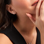 Boucles D'oreilles Puces Rio Santa Teresa Argent Blanc Oxyde Zirconium - Puces Femme | Marc Orian