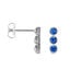 Boucles D'oreilles Puces Kasey Argent Blanc Oxyde De Zirconium - Puces Femme | Marc Orian