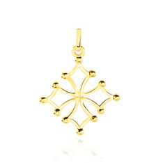 Pendentif Dajo Croix Occitane Or Jaune - Pendentifs Famille | Marc Orian