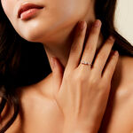 Bague  Scintillante Plaque Or Jaune Oxyde De Zirconium - Bijoux fantaisie Femme | Marc Orian