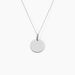 Pendentif Elisandre Argent Blanc - Bijoux personnalisés Unisex | Marc Orian