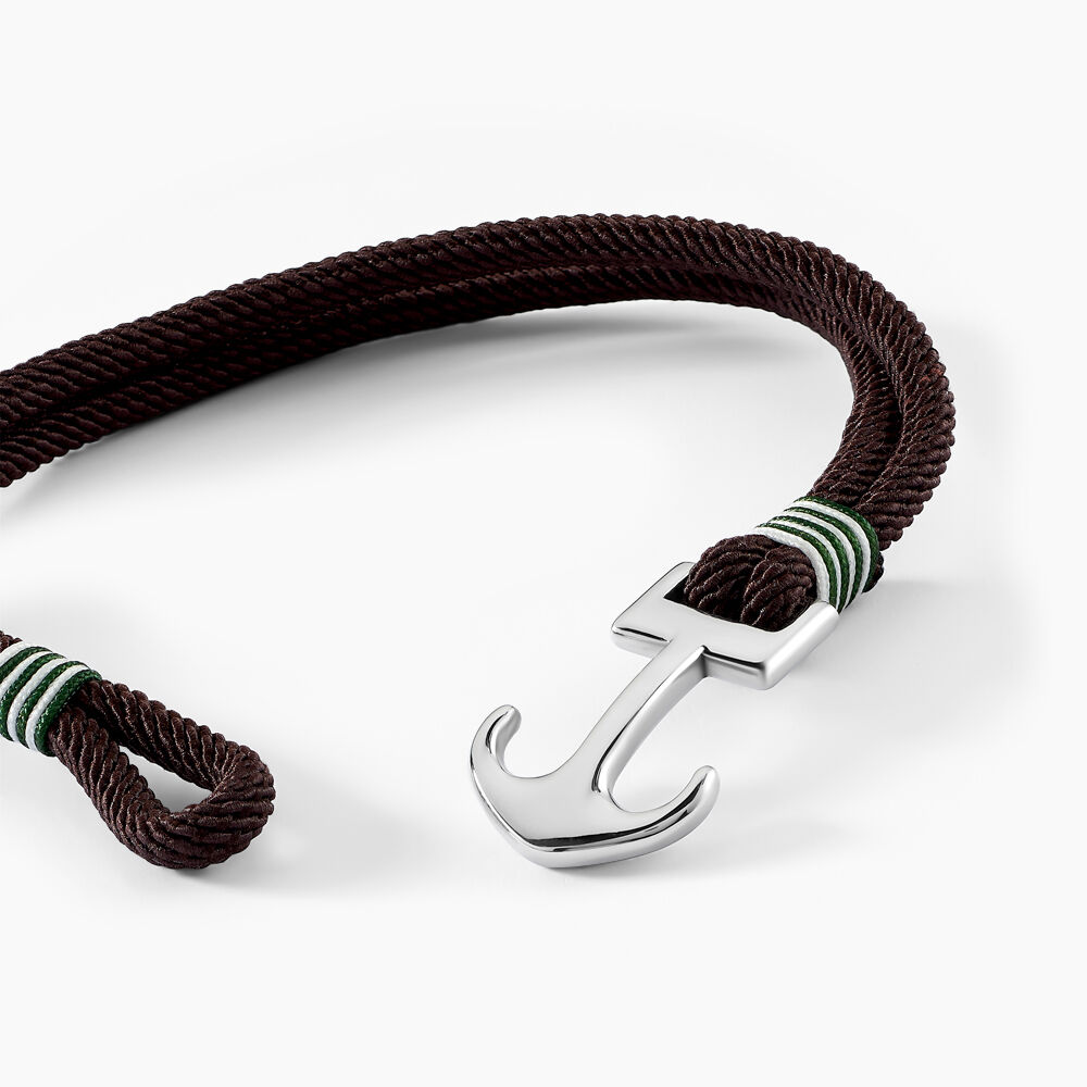 Bracelet Malo Acier Blanc - Bracelets cordons Homme | Marc Orian