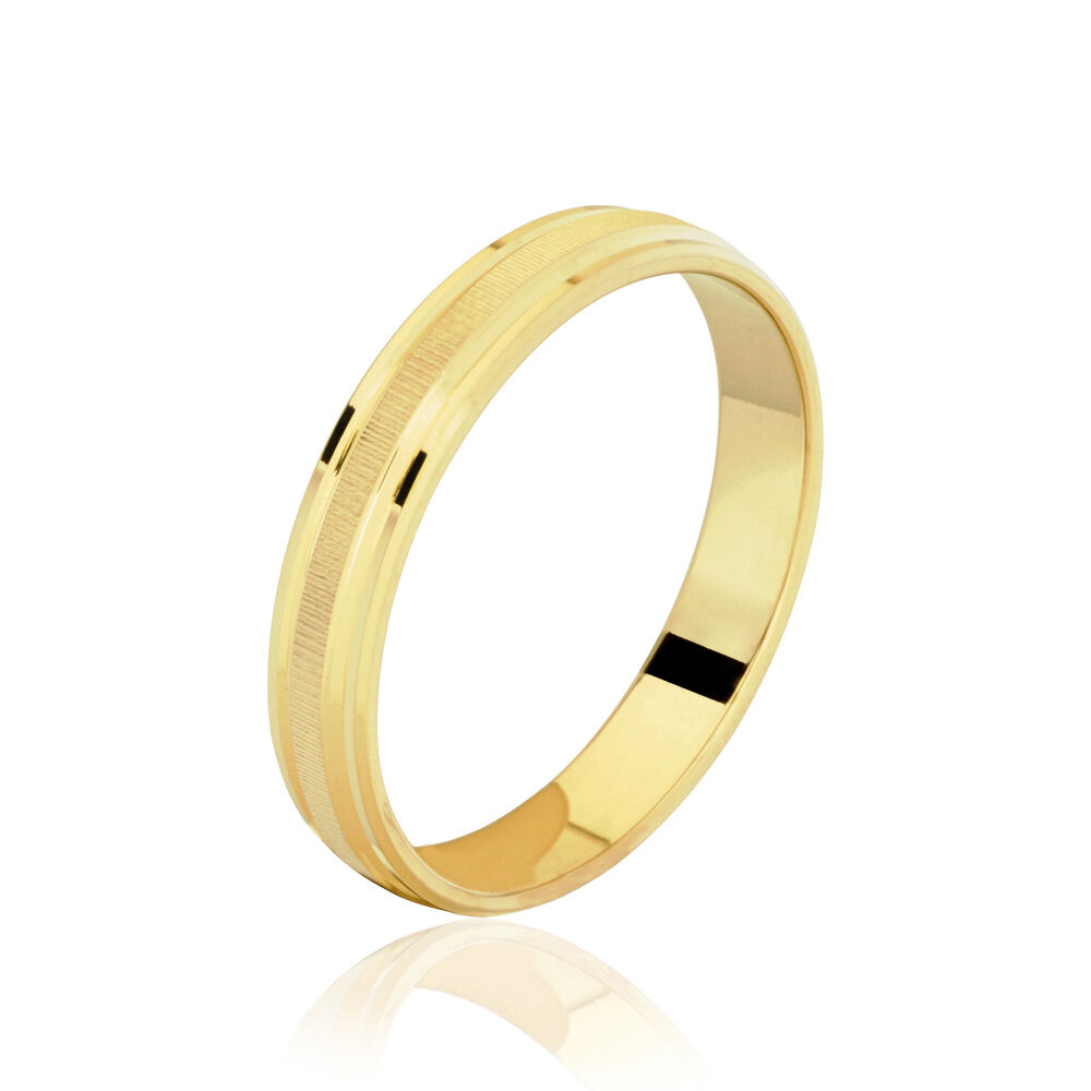 Alliance Jolan Demi-jonc Classique Or Jaune - Alliances duo Femme | Marc Orian