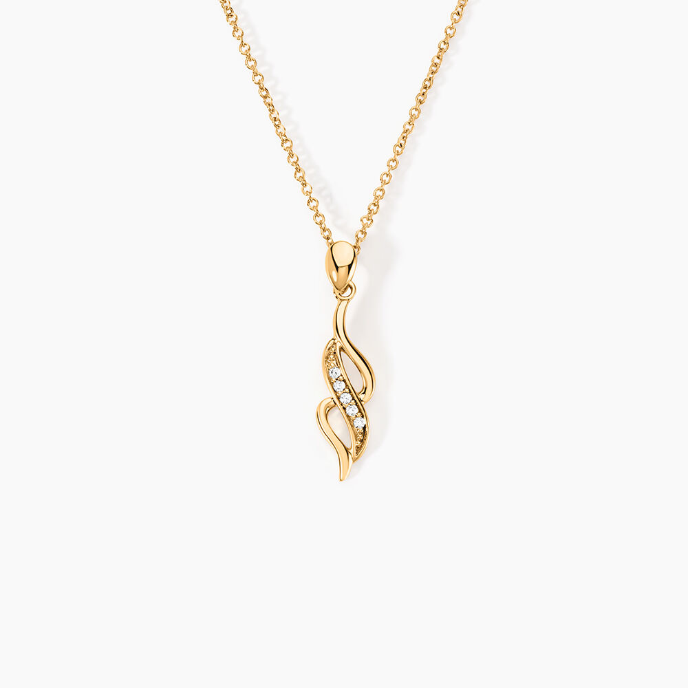 Collier Ishaae Plaqué Or Jaune Oxyde De Zirconium - Colliers avec pierres Femme | Marc Orian