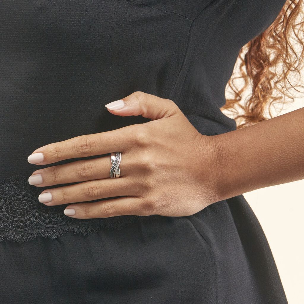 Bague Merlin Or Blanc Diamant - Bagues Femme | Marc Orian
