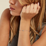 Bracelet C&oelig;ur D'amour Argent Blanc - Bracelets fantaisie Femme | Marc Orian