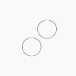 Cr&eacute;oles Dominae Or Blanc - Cr&eacute;oles Femme | Marc Orian