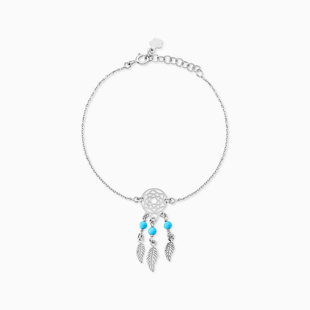 Bracelet Poehei Argent Blanc Cristaux De Swarovski - Bracelets fantaisie Femme | Marc Orian
