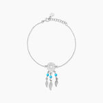 Bracelet Poehei Argent Blanc Cristaux De Swarovski - Bracelets fantaisie Femme | Marc Orian