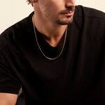 Collier Capucin Or Jaune Maille Marine Plate - Chaines Homme | Marc Orian