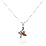 Collier Nadiana Argent Blanc Ambre - Colliers avec pierres Femme | Marc Orian