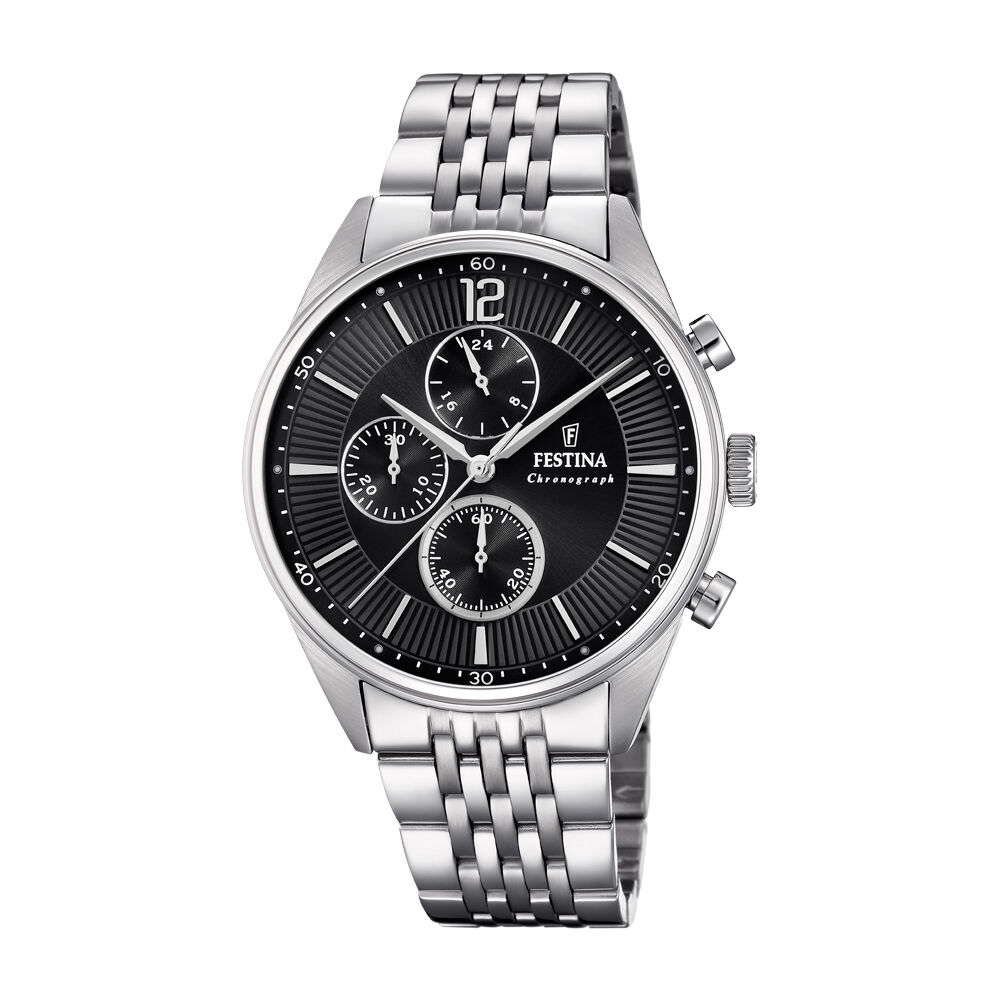 Montre Festina Timeless Chronograph Noir - Montres classiques Homme | Marc Orian