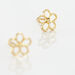 Boucles D'oreilles Puces Philine Fleur Or Jaune - Puces Famille | Marc Orian
