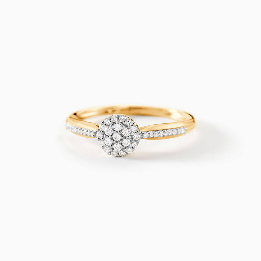 Bague Veranina Or Jaune Diamant - Parures de mariage Femme | Marc Orian