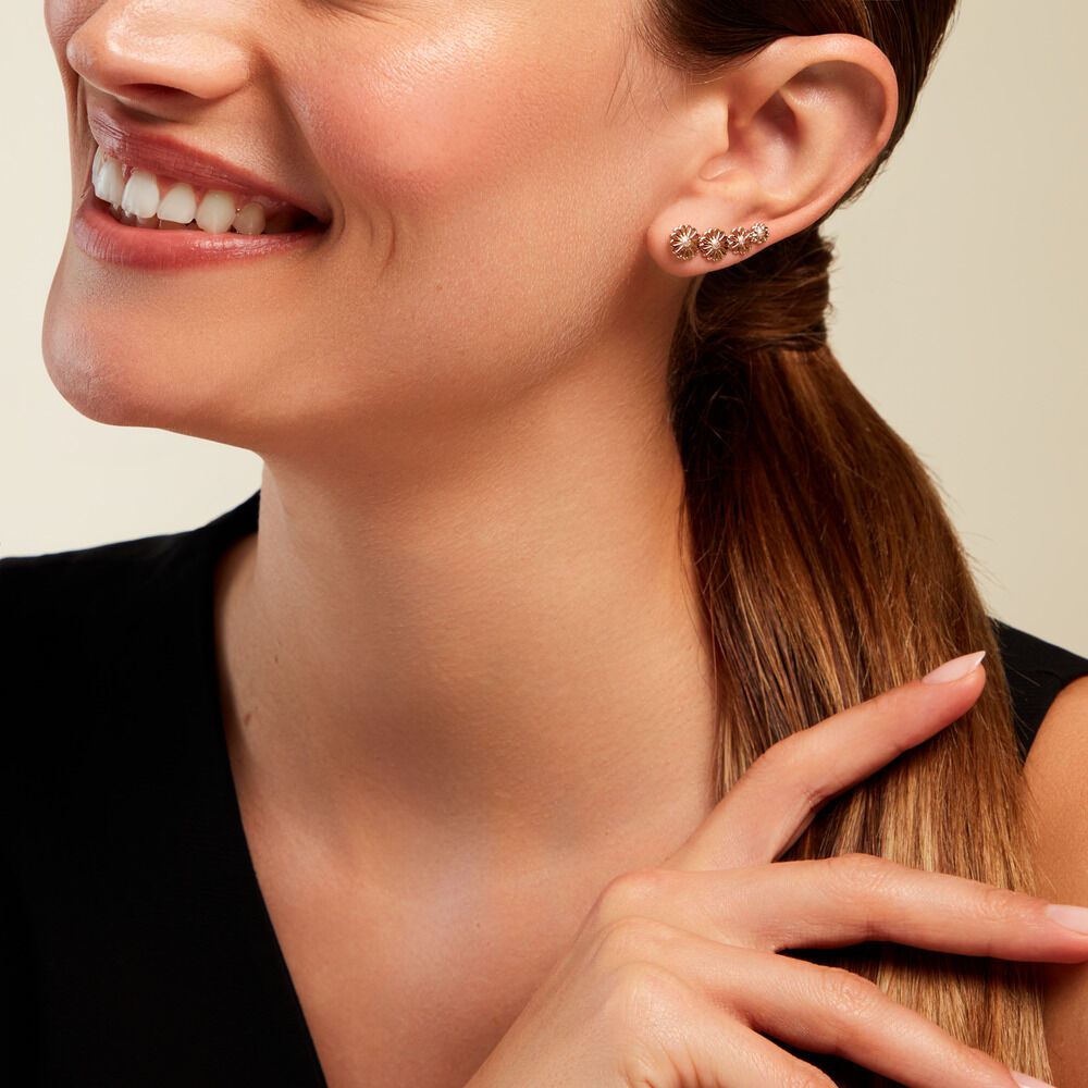Bijoux D'oreilles Mahonia Plaqué Or Doré - Piercings d'oreilles Femme | Marc Orian