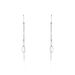 Boucles D'oreilles Pendantes Sybille Argent Blanc - Pendantes Femme | Marc Orian