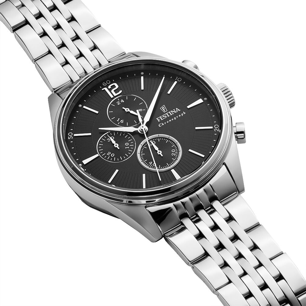 Montre Festina Timeless Chronograph Noir - Montres classiques Homme | Marc Orian