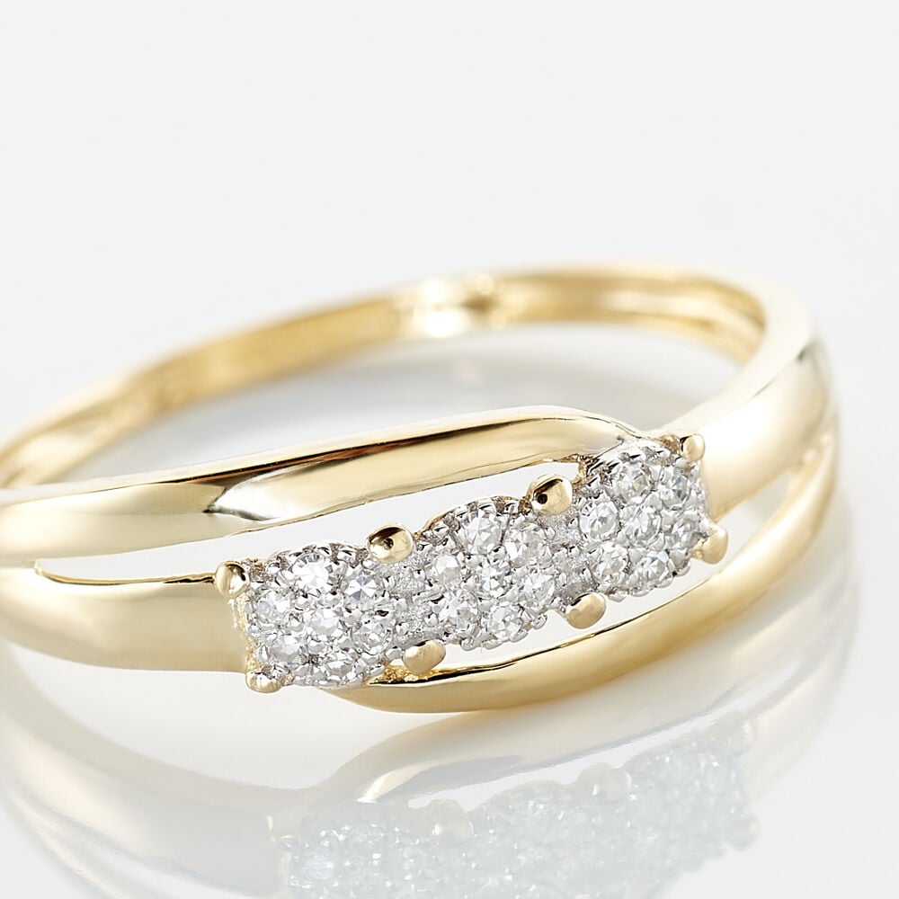Bague Nolan Or Jaune Diamant - Parures de mariage Femme | Marc Orian