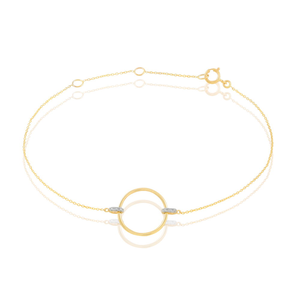 Bracelet Proserpine Or Jaune Diamant - Bracelets chaînes Femme | Marc Orian