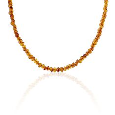 Collier Sautoir Argent Vaneng Ambre - Sautoirs Femme | Marc Orian