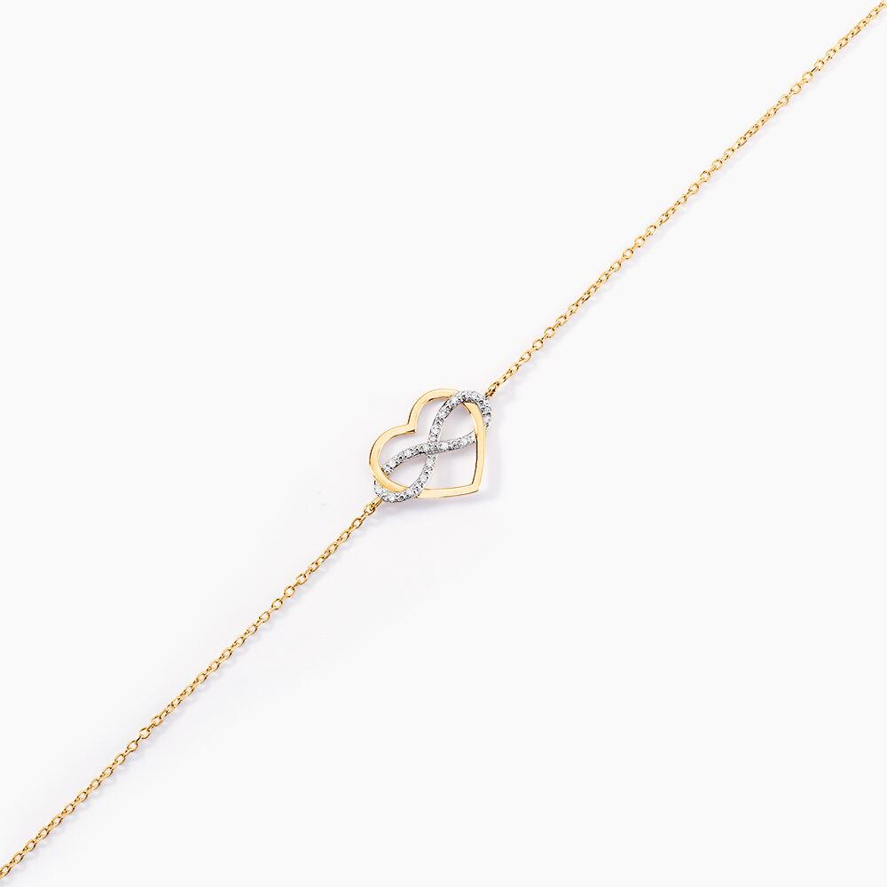 Bracelet Jalmari Or Jaune Diamant - Bracelets cha&icirc;nes Femme | Marc Orian