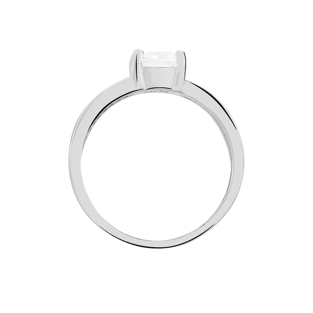 Bague Priscillienne Argent Blanc Oxyde De Zirconium - Bijoux fantaisie Femme | Marc Orian