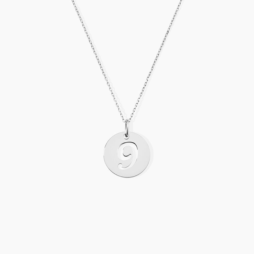 Pendentif Efiso Argent Blanc - Bijoux fantaisie Famille | Marc Orian