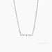 Collier Lyncee Argent Blanc Diamant Synthétique - Colliers avec pierres Femme | Marc Orian