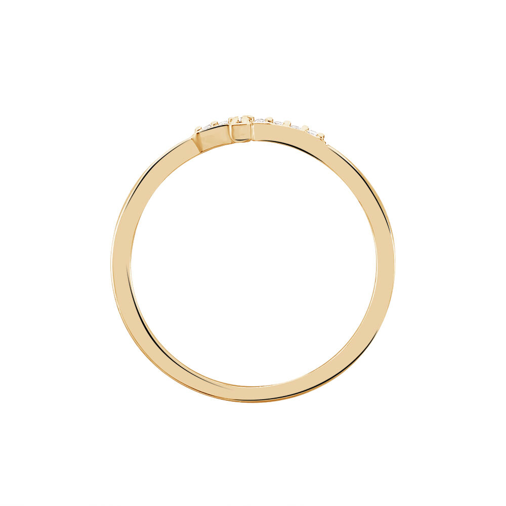 Bague Fatos Plaqué Or Jaune Oxyde De Zirconium - Bagues avec pierre Femme | Marc Orian