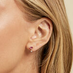 Boucles D'oreilles Puces Azel Plaqu&eacute; Or Jaune Oxyde De Zirconium - Puces Femme | Marc Orian