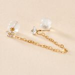 Bijou D'oreille Unitaire Candia Or Jaune Oxyde De Zirconium - Piercings d'oreilles Femme | Marc Orian