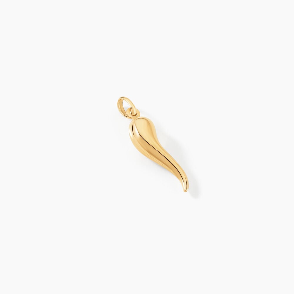 Pendentif Felicette Corne Abondance Or Jaune - Pendentifs Unisex | Marc Orian
